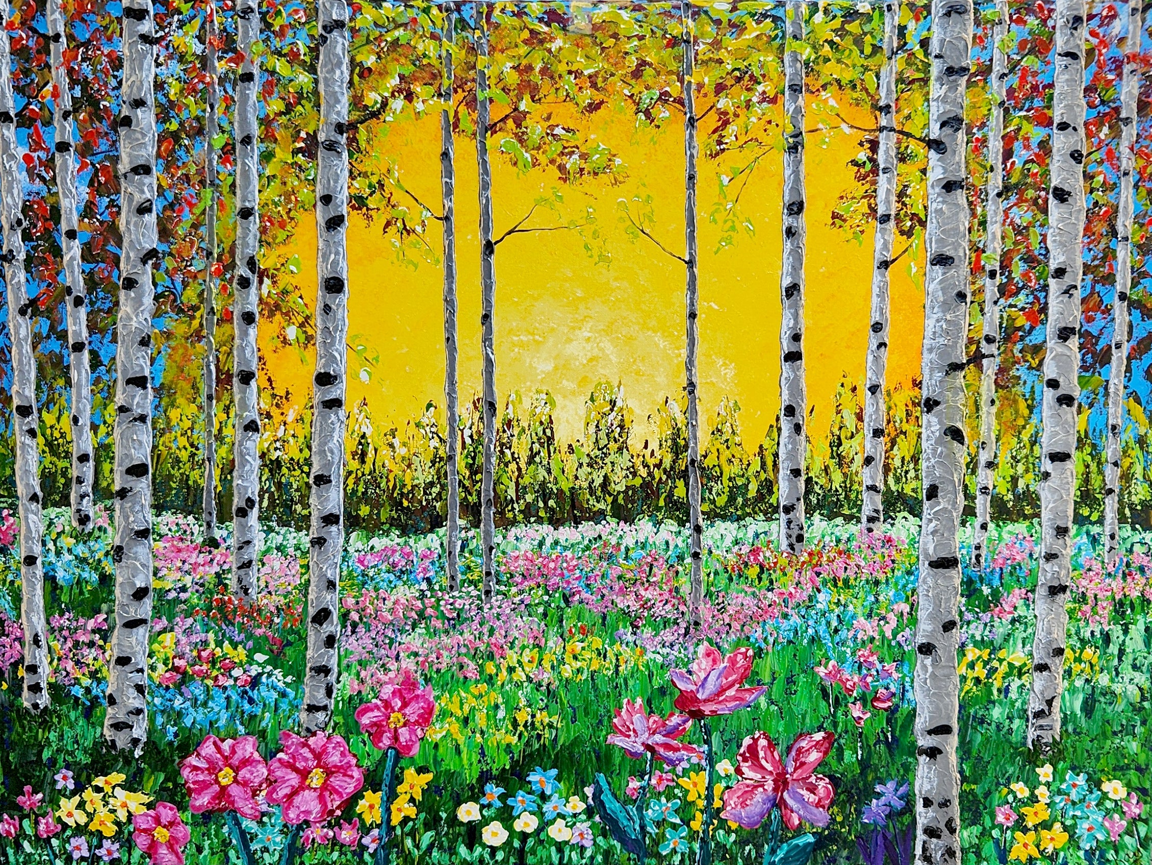 絵画 『太陽のCandy』NORRY Sunrise – Paintings By Kay